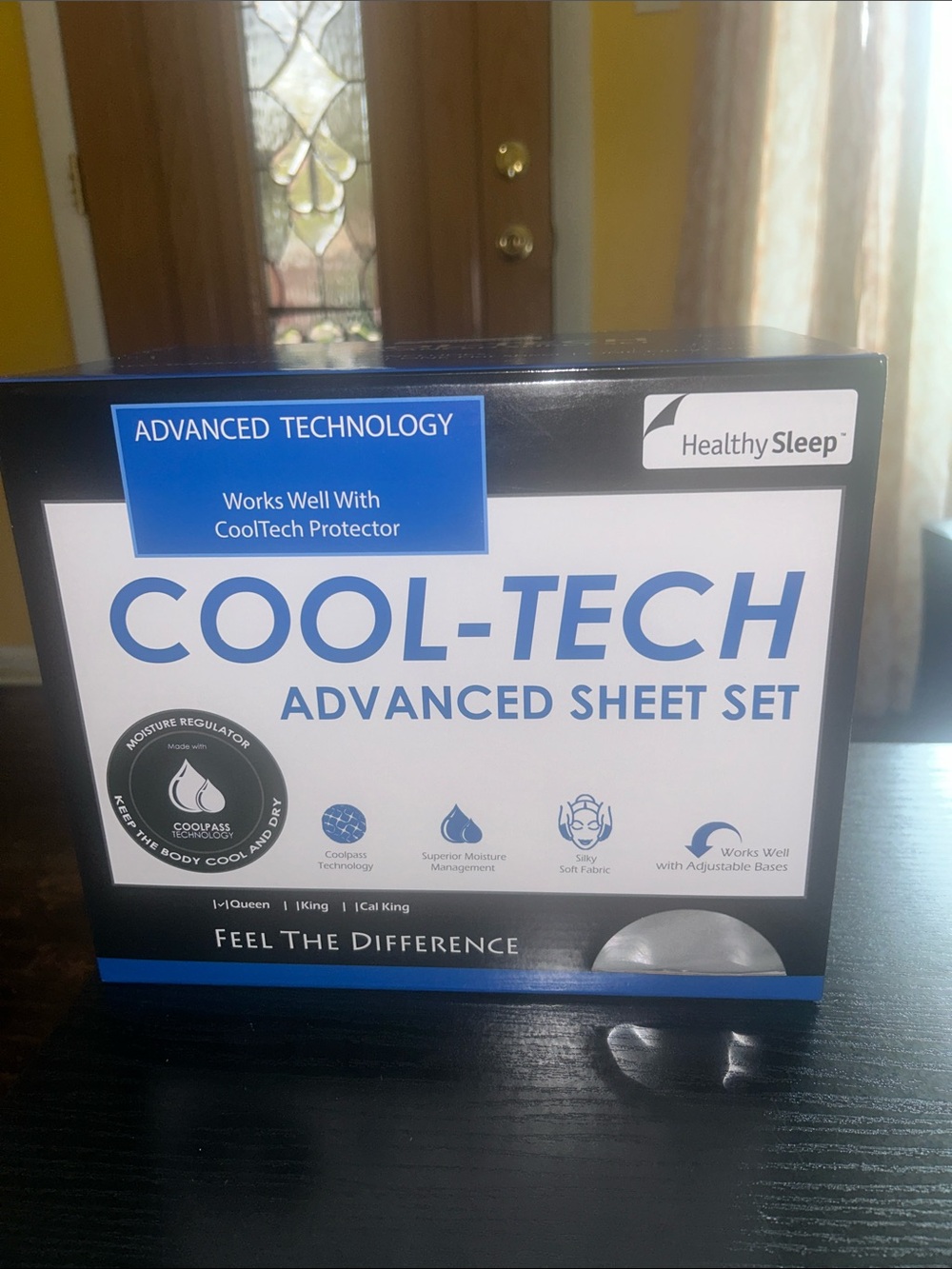 Cool-Tech Advanced Sheet Set - White/Blue Never opened.